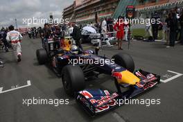 12.07.2009 NŸrburg, Germany,  Sebastian Vettel (GER), Red Bull Racing  - Formula 1 World Championship, Rd 9, German Grand Prix, Sunday Pre-Race Grid