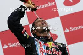 12.07.2009 NŸrburg, Germany,  Mark Webber (AUS), Red Bull Racing  - Formula 1 World Championship, Rd 9, German Grand Prix, Sunday Podium