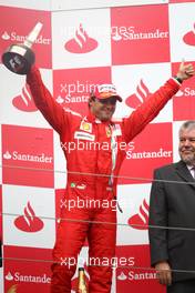 12.07.2009 Nürburg, Germany,  3rd place Felipe Massa (BRA), Scuderia Ferrari - Formula 1 World Championship, Rd 9, German Grand Prix, Sunday Podium