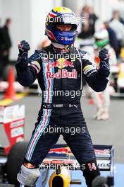 12.07.2009 Nürburg, Germany,  Mark Webber (AUS), Red Bull Racing wins his first F1 race - Formula 1 World Championship, Rd 9, German Grand Prix, Sunday Podium
