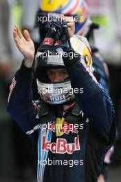12.07.2009 NŸrburg, Germany,  Sebastian Vettel (GER), Red Bull Racing  - Formula 1 World Championship, Rd 9, German Grand Prix, Sunday Podium