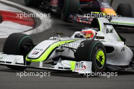 12.07.2009 Nürburg, Germany,  Rubens Barrichello (BRA), Brawn GP, BGP001, BGP 001 - Formula 1 World Championship, Rd 9, German Grand Prix, Sunday Race