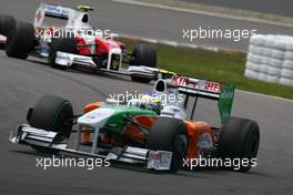 12.07.2009 Nürburg, Germany,  Giancarlo Fisichella (ITA), Force India F1 Team, VJM-02, VJM02, VJM 02 - Formula 1 World Championship, Rd 9, German Grand Prix, Sunday Race