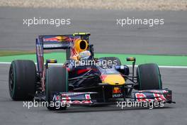 12.07.2009 Nürburg, Germany,  Sebastian Vettel (GER), Red Bull Racing waveing to the fans - Formula 1 World Championship, Rd 9, German Grand Prix, Sunday Race