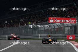 12.07.2009 NŸrburg, Germany,  Sebastian Vettel (GER), Red Bull Racing and Felipe Massa (BRA), Scuderia Ferrari  - Formula 1 World Championship, Rd 9, German Grand Prix, Sunday Race