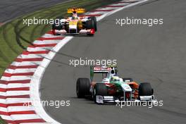 12.07.2009 Nürburg, Germany,  Giancarlo Fisichella (ITA), Force India F1 Team, VJM-02, VJM02, VJM 02- Formula 1 World Championship, Rd 9, German Grand Prix, Sunday Race