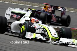 12.07.2009 Nürburg, Germany,  Rubens Barrichello (BRA), Brawn GP, BGP001, BGP 001- Formula 1 World Championship, Rd 9, German Grand Prix, Sunday Race