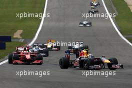 12.07.2009 Nürburg, Germany,  Sebastian Vettel (GER), Red Bull Racing, Kimi Raikkonen (FIN), Räikkönen, Scuderia Ferrari - Formula 1 World Championship, Rd 9, German Grand Prix, Sunday Race