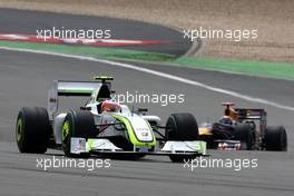 12.07.2009 Nürburg, Germany,  Rubens Barrichello (BRA), Brawn GP, BGP001, BGP 001- Formula 1 World Championship, Rd 9, German Grand Prix, Sunday Race