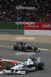 12.07.2009 Nürburg, Germany,  Nick Heidfeld (GER), BMW Sauber F1 Team - Formula 1 World Championship, Rd 9, German Grand Prix, Sunday Race