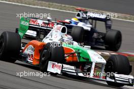 12.07.2009 Nürburg, Germany,  Adrian Sutil (GER), Force India F1 Team, VJM-02, VJM02, VJM 02- Formula 1 World Championship, Rd 9, German Grand Prix, Sunday Race