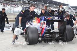 11.07.2009 Nürburg, Germany,  Sebastian Vettel (GER), Red Bull Racing rear diffuser - Formula 1 World Championship, Rd 9, German Grand Prix, Saturday Practice