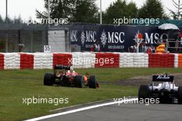 11.07.2009 Nürburg, Germany,  Felipe Massa (BRA), Scuderia Ferrari, runs of the track - Formula 1 World Championship, Rd 9, German Grand Prix, Saturday Qualifying