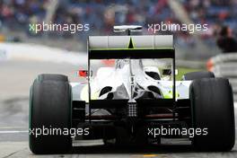 11.07.2009 Nürburg, Germany,  Rubens Barrichello (BRA), Brawn GP - Formula 1 World Championship, Rd 9, German Grand Prix, Saturday Practice