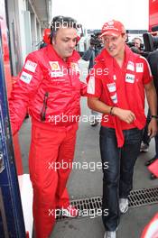 11.07.2009 Nürburg, Germany,  Michael Schumacher (GER), Test Driver, Scuderia Ferrari - Formula 1 World Championship, Rd 9, German Grand Prix, Saturday