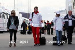 11.07.2009 Nürburg, Germany,  Isabell Reis (GER), girlfriend of Timo Glock (GER), Toyota F1 Team and Timo Glock (GER), Toyota F1 Team - Formula 1 World Championship, Rd 9, German Grand Prix, Saturday