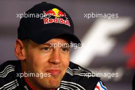 12.07.2009 Nürburg, Germany,  Sebastian Vettel (GER), Red Bull Racing - Formula 1 World Championship, Rd 9, German Grand Prix, Sunday Press Conference