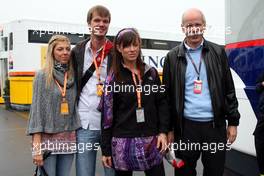 12.07.2009 Nürburg, Germany,  Dr. Dieter Zetsche (GER), Chairman of Daimler and family - Formula 1 World Championship, Rd 9, German Grand Prix, Sunday