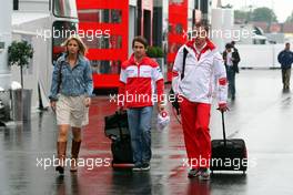 12.07.2009 Nürburg, Germany,  Isabell Reis (GER), girlfriend of Timo Glock (GER), Toyota F1 Team  - Formula 1 World Championship, Rd 9, German Grand Prix, Sunday