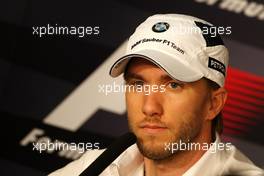 09.07.2009 Nürburg, Germany,  Nick Heidfeld (GER), BMW Sauber F1 Team - Formula 1 World Championship, Rd 9, German Grand Prix, Thursday Press Conference