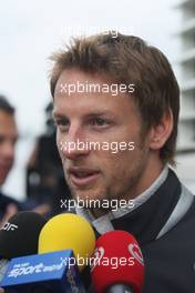 09.07.2009 Nürburg, Germany,  Jenson Button (GBR), Brawn GP - Formula 1 World Championship, Rd 9, German Grand Prix, Thursday