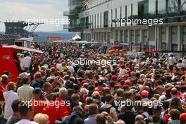09.07.2009 NŸrburg, Germany,  Pitwalk about - Formula 1 World Championship, Rd 9, German Grand Prix, Thursday