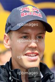 09.07.2009 Nürburg, Germany,  Sebastian Vettel (GER), Red Bull Racing - Formula 1 World Championship, Rd 9, German Grand Prix, Thursday