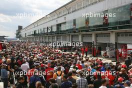09.07.2009 NŸrburg, Germany,  Pitwalk about - Formula 1 World Championship, Rd 9, German Grand Prix, Thursday