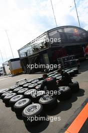 09.07.2009 NŸrburg, Germany,  Red Bull Racing  - Formula 1 World Championship, Rd 9, German Grand Prix, Thursday