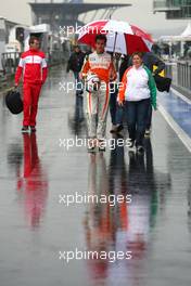 09.07.2009 NŸrburg, Germany,  Adrian Sutil (GER), Force India F1 Team  - Formula 1 World Championship, Rd 9, German Grand Prix, Thursday