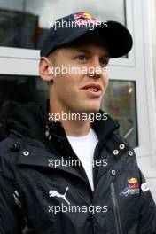 09.07.2009 NŸrburg, Germany,  Sebastian Vettel (GER), Red Bull Racing  - Formula 1 World Championship, Rd 9, German Grand Prix, Thursday