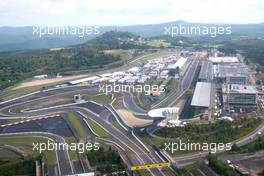 09.07.2009 Nürburg, Germany,  Aerial views of the Nurburgring and the new development and facilities around it  - Formula 1 World Championship, Rd 9, German Grand Prix, Thursday