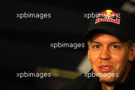 09.07.2009 Nürburg, Germany,  Sebastian Vettel (GER), Red Bull Racing - Formula 1 World Championship, Rd 9, German Grand Prix, Thursday Press Conference