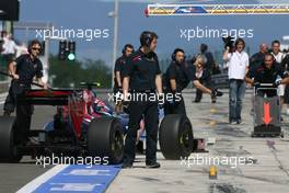 24.07.2009 Budapest, Hungary,  Sebastien Buemi (SUI), Scuderia Toro Rosso  - Formula 1 World Championship, Rd 10, Hungarian Grand Prix, Friday Practice