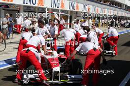 24.07.2009 Budapest, Hungary,  Timo Glock (GER), Toyota F1 Team - Formula 1 World Championship, Rd 10, Hungarian Grand Prix, Friday Practice