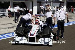 24.07.2009 Budapest, Hungary,  Robert Kubica (POL),  BMW Sauber F1 Team - Formula 1 World Championship, Rd 10, Hungarian Grand Prix, Friday Practice