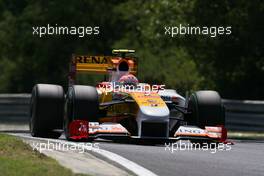 24.07.2009 Budapest, Hungary,  Nelson Piquet Jr (BRA), Renault F1 Team  - Formula 1 World Championship, Rd 10, Hungarian Grand Prix, Friday Practice