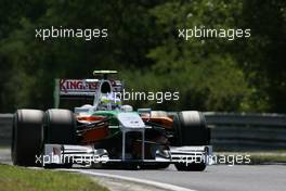 24.07.2009 Budapest, Hungary,  Giancarlo Fisichella (ITA), Force India F1 Team  - Formula 1 World Championship, Rd 10, Hungarian Grand Prix, Friday Practice