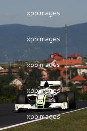 24.07.2009 Budapest, Hungary,  Jenson Button (GBR), Brawn GP - Formula 1 World Championship, Rd 10, Hungarian Grand Prix, Friday Practice