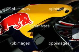 24.07.2009 Budapest, Hungary,  Red Bull Racing front wing - Formula 1 World Championship, Rd 10, Hungarian Grand Prix, Friday