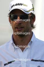 24.07.2009 Budapest, Hungary,  Jenson Button (GBR), Brawn GP  - Formula 1 World Championship, Rd 10, Hungarian Grand Prix, Friday
