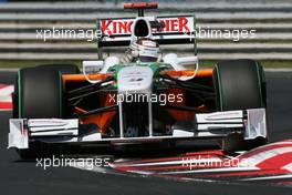 24.07.2009 Budapest, Hungary,  Adrian Sutil (GER), Force India F1 Team  - Formula 1 World Championship, Rd 10, Hungarian Grand Prix, Friday Practice