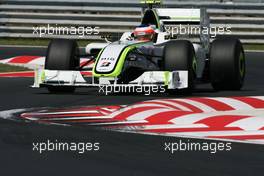 24.07.2009 Budapest, Hungary,  Rubens Barrichello (BRA), Brawn GP  - Formula 1 World Championship, Rd 10, Hungarian Grand Prix, Friday Practice
