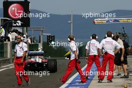 24.07.2009 Budapest, Hungary,  Timo Glock (GER), Toyota F1 Team  - Formula 1 World Championship, Rd 10, Hungarian Grand Prix, Friday Practice