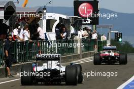 24.07.2009 Budapest, Hungary,  Nick Heidfeld (GER), BMW Sauber F1 Team  - Formula 1 World Championship, Rd 10, Hungarian Grand Prix, Friday Practice