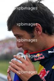 26.07.2009 Budapest, Hungary,  Mark Webber (AUS), Red Bull Racing  - Formula 1 World Championship, Rd 10, Hungarian Grand Prix, Sunday Pre-Race Grid