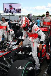 26.07.2009 Budapest, Hungary,  Heikki Kovalainen (FIN), McLaren Mercedes  - Formula 1 World Championship, Rd 10, Hungarian Grand Prix, Sunday Pre-Race Grid