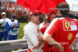 26.07.2009 Budapest, Hungary,  Kimi Raikkonen (FIN), Räikkönen, Scuderia Ferrari - Formula 1 World Championship, Rd 10, Hungarian Grand Prix, Sunday Pre-Race Grid