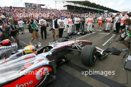 26.07.2009 Budapest, Hungary,  Lewis Hamilton (GBR), McLaren Mercedes  - Formula 1 World Championship, Rd 10, Hungarian Grand Prix, Sunday Pre-Race Grid