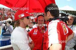 26.07.2009 Budapest, Hungary,  Kimi Raikkonen (FIN), Räikkönen, Scuderia Ferrari - Formula 1 World Championship, Rd 10, Hungarian Grand Prix, Sunday Pre-Race Grid